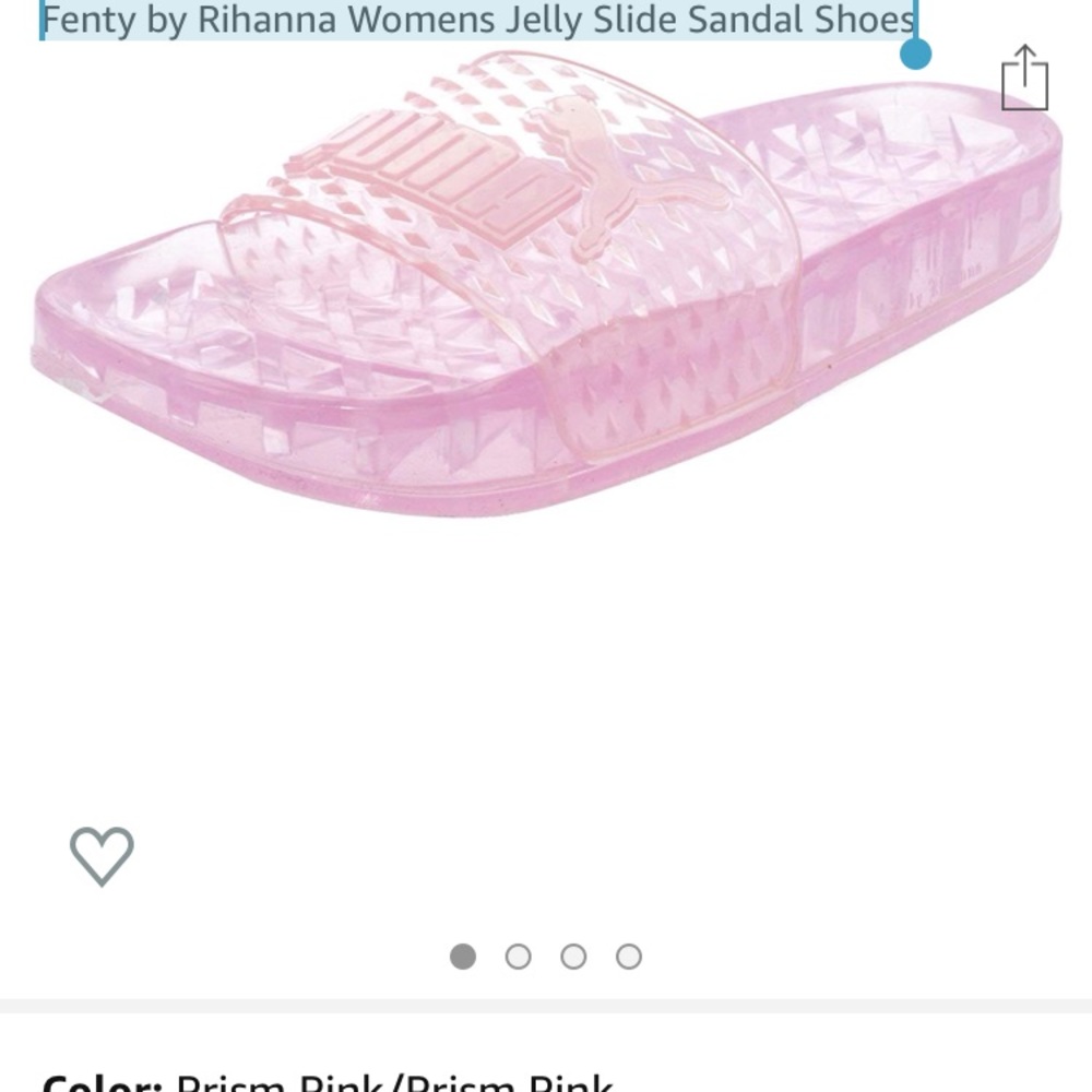 Puma Fenty by Rihanna Women’s Jelly Slide 'Pink”